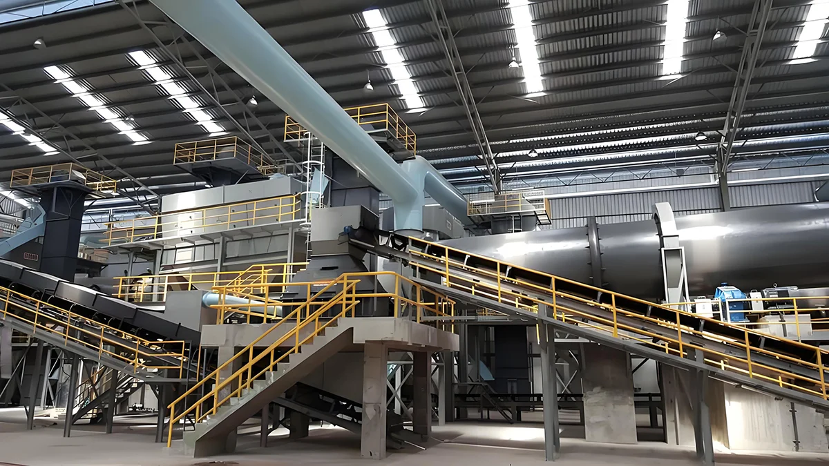 Ligne de production d’engrais organiques
